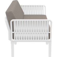 Zestaw ogrodowy sofa + 2 fotele + stolik Portofino Set biały Siesta