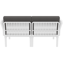 Zestaw ogrodowy sofa + 2 fotele + stolik Portofino Set biały Siesta