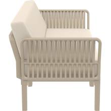 Zestaw ogrodowy sofa + 2 fotele + stolik Portofino Set taupe Siesta