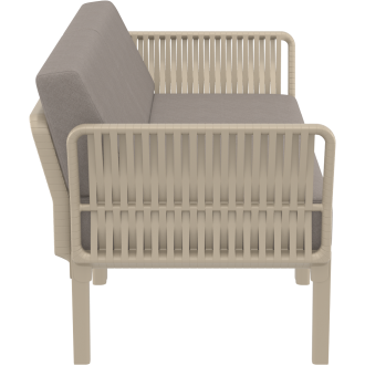Zestaw ogrodowy sofa + 2 fotele + stolik Portofino Set taupe Siesta