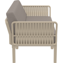 Zestaw ogrodowy sofa + 2 fotele + stolik Portofino Set taupe Siesta