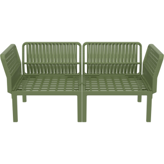 Zestaw ogrodowy sofa + 2 fotele + stolik Portofino Set oliwkowy Siesta