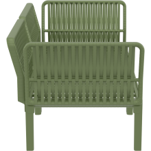 Zestaw ogrodowy sofa + 2 fotele + stolik Portofino Set oliwkowy Siesta
