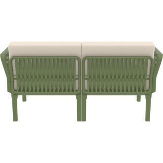 Zestaw ogrodowy sofa + 2 fotele + stolik Portofino Set oliwkowy Siesta