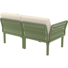 Zestaw ogrodowy sofa + 2 fotele + stolik Portofino Set oliwkowy Siesta