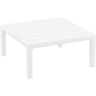 Stolik ogrodowy z tworzywa Portofino Lounge 70x70cm biały Siesta