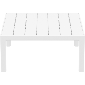 Stolik ogrodowy z tworzywa Portofino Lounge 70x70cm biały Siesta 2