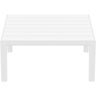 Stolik ogrodowy z tworzywa Portofino Lounge 70x70cm biały Siesta
