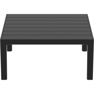 Stolik ogrodowy z tworzywa Portofino Lounge 70x70cm czarny Siesta