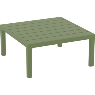 Stolik ogrodowy z tworzywa Portofino Lounge 70x70cm oliwkowy Siesta