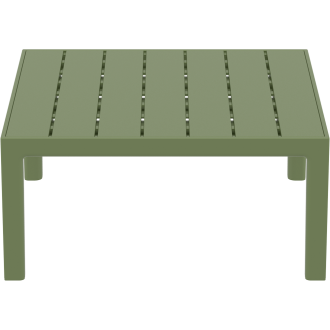 Stolik ogrodowy z tworzywa Portofino Lounge 70x70cm oliwkowy Siesta