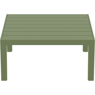 Stolik ogrodowy z tworzywa Portofino Lounge 70x70cm oliwkowy Siesta