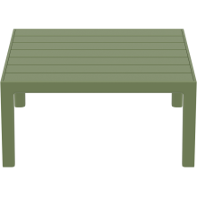 Stolik ogrodowy z tworzywa Portofino Lounge 70x70cm oliwkowy Siesta