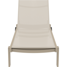 Leżak ogrodowy z siatki Casablanca taupe Siesta