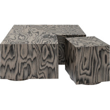 Stolik kwadratowy designerski Object108 80x80cm fornir sottsass NG Design