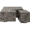 Stolik kwadratowy designerski Object108 80x80cm fornir sottsass NG Design
