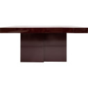 Stół designerski o nieregularnym kształcie blatu Object109 180x110cm bordowy NG Design