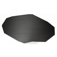 Stół dębowy nieregularny na jednej nodze Object110 160x90cm czarny NG Design