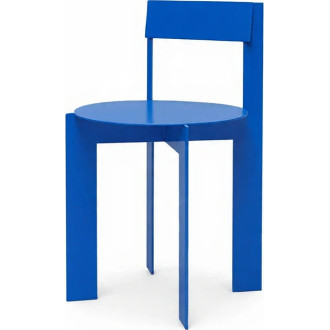 Krzesło metalowe designerskie Object111 niebieskie NG Design