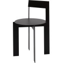Krzesło metalowe designerskie Object111 czarne NG Design