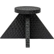 Stolik pomocniczy dębowy designerski Object112 czarny NG Design