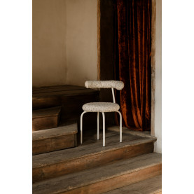 Krzesło tapicerowane designerskie Object114 biała pisa NG Design 2