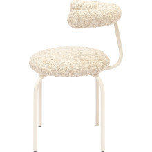 Krzesło tapicerowane designerskie Object114 biała pisa NG Design
