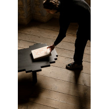 Stolik dębowy designerski Object116 114x70cm czarny NG Design