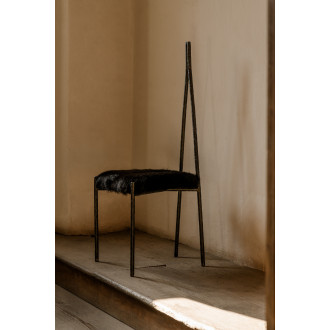 Krzesło designerskie z tapicerowanym siedziskiem Object117 NG Design
