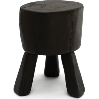 Stolik pomocniczy dębowy designerski Object122 37cm czarny NG Design