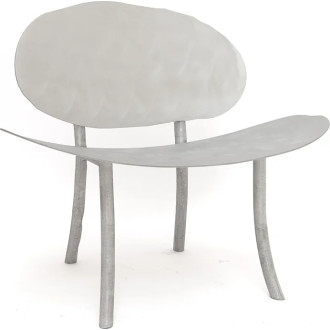 Fotel metalowy designerski insp. bauhaus Object123 aluminium NG Design