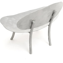 Fotel metalowy designerski insp. bauhaus Object123 aluminium NG Design