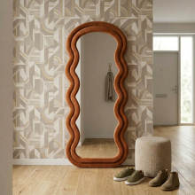 Lustro Confetto Halmar | 160x70cm | Cynamon | Salon