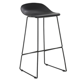 Stołek barowy designerski Dot Bar High 75cm czarny Moos Home