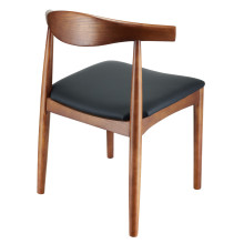 Krzesło drewniane designerskie Classy orzech / czarny Moos Home