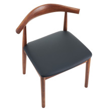 Krzesło drewniane designerskie Classy orzech / czarny Moos Home