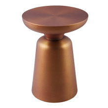 Stolik boczny designerski Totem 45cm miedziany Moos Home
