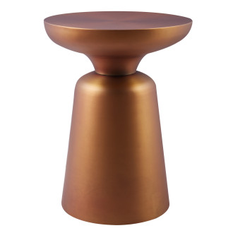 Stolik boczny designerski Totem 45cm miedziany Moos Home