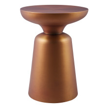 Stolik boczny designerski Totem 45cm miedziany Moos Home