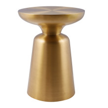 Stolik boczny designerski Totem 45cm złoty mosiądz Moos Home