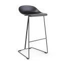 Stołek barowy designerski Caro 75cm czarny Moos Home