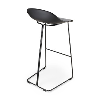Stołek barowy designerski Caro 75cm czarny Moos Home