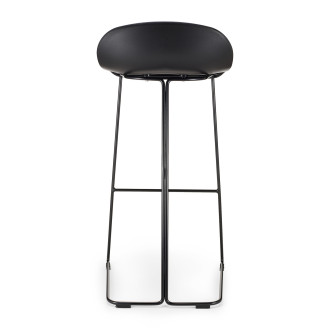 Stołek barowy designerski Caro 75cm czarny Moos Home