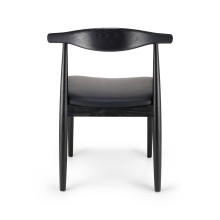 Krzesło drewniane designerskie Classy czarne Moos Home