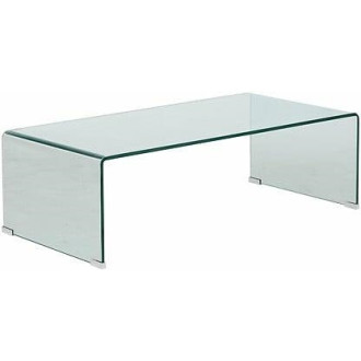 Stolik kawowy szklany Lenia 110x55cm transparentny Nordivo