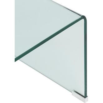 Stolik kawowy szklany Lenia 110x55cm transparentny Nordivo