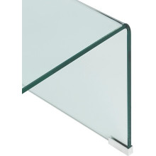 Stolik kawowy szklany Lenia 110x55cm transparentny Nordivo