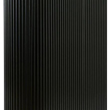Stół owalny na ryflowanych nogach Olova 180x90cm czarna struktura drewna Nordivo