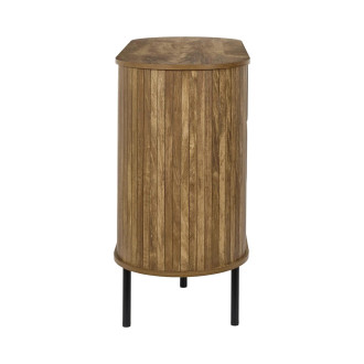 Komoda z 3 szufladami na nóżkach Hermiona 100x40cm ciemne drewno Intesi