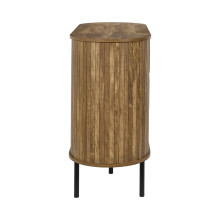 Komoda z 3 szufladami na nóżkach Hermiona 100x40cm ciemne drewno Intesi
